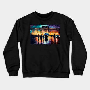 Buckingham Palace on a rainy evening - Part III Crewneck Sweatshirt